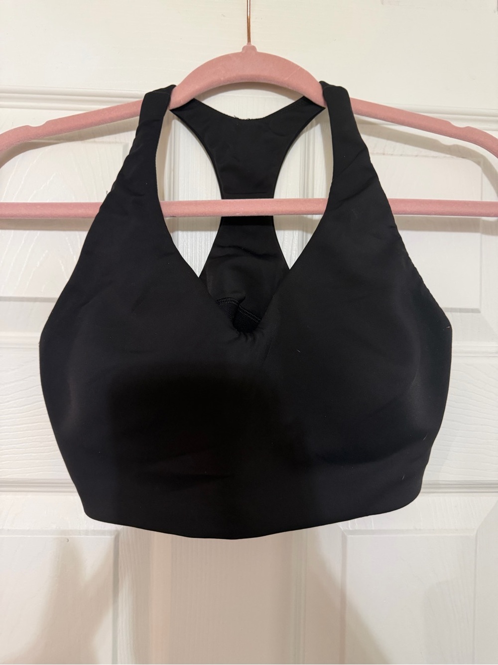 lululemon athletica Black Racerback Sports Bra with V-Neck